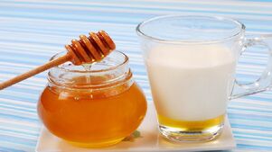 Milk and honey for medicated diet